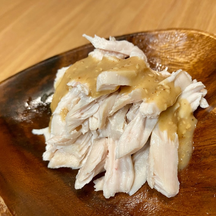 やわらか鶏ハムと自家製ごまだれで バンバンジー レシピ 作り方 By Ayako S Kitchen 楽天レシピ やわらか鶏ハムと自家製ごまだれで バンバンジー レシピ 作り方 By Ayako S Kitchen 楽天レシピ